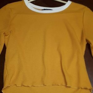 Yellow Crop Top